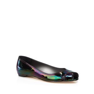 STUART WEITZMAN Womens Black Multicolored Petrol Slip On Ballet Flats 8 M